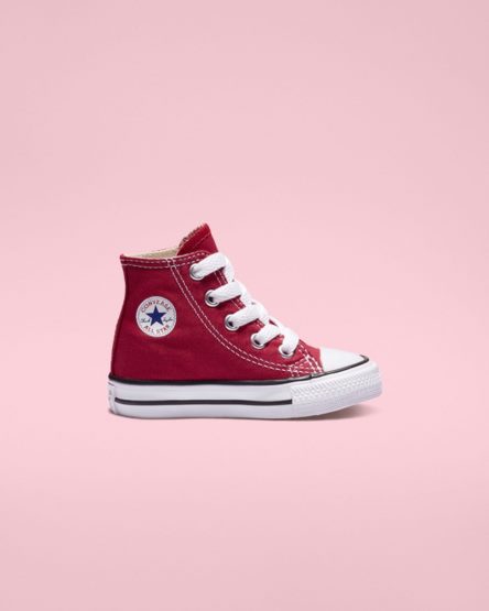 Chlapecké Boty Vysoké Converse Chuck Taylor All Star Classic Červené | CZ HP31Z08